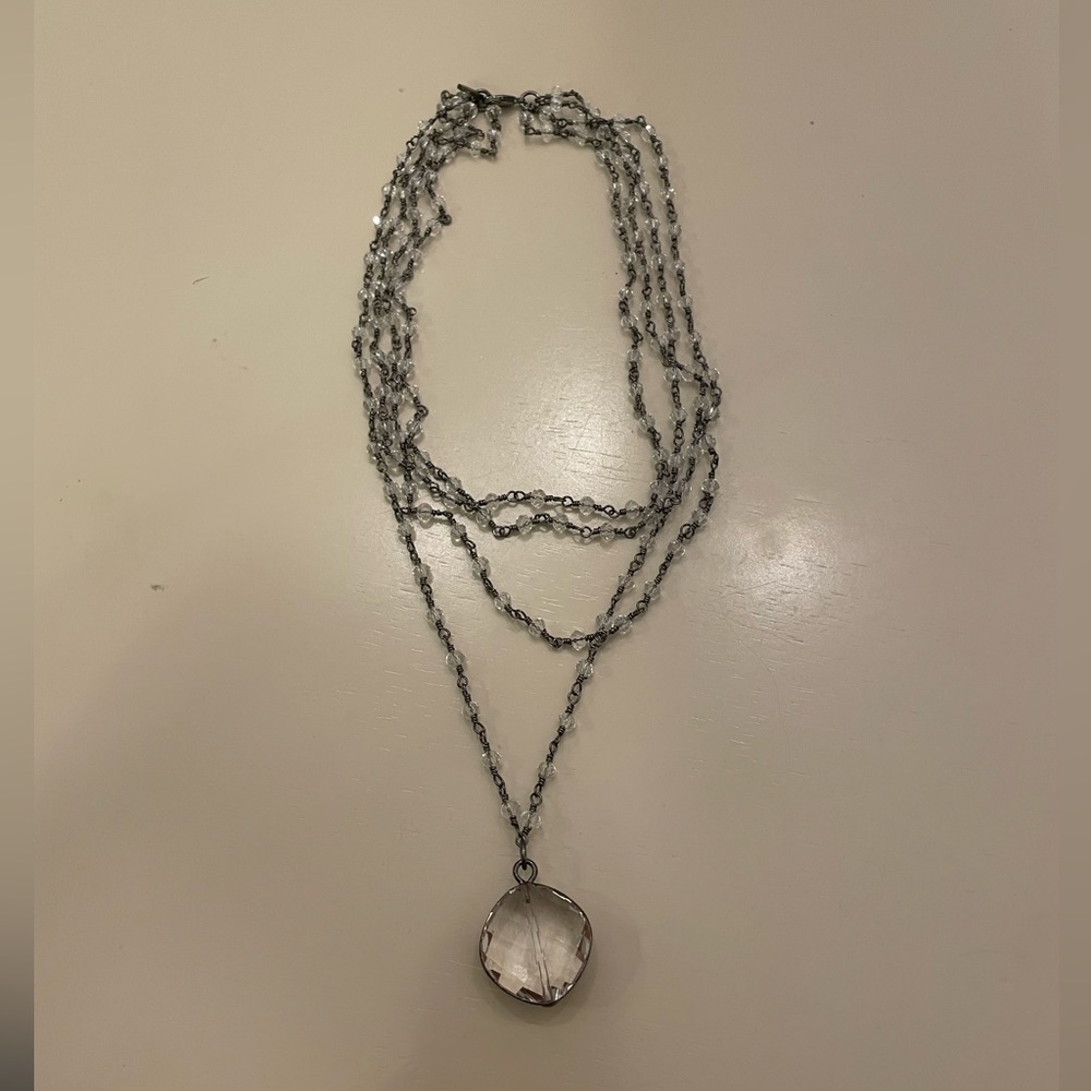 Raw & Rebellious Grey Crystal Choker